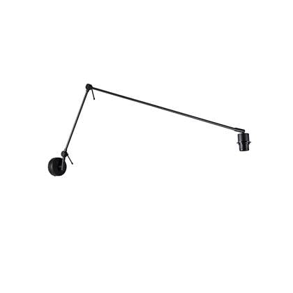 QAZQA blitz - Moderne Wandlamp voor binnen - 1 lichts - L 140 cm - Zwart - Woonkamer | Slaapkamer | Keuken