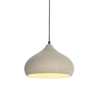 QAZQA nick - Moderne Hanglamp - 1 lichts - Ø 29 cm - Grijs - Industrieel - Woonkamer | Slaapkamer | Keuken