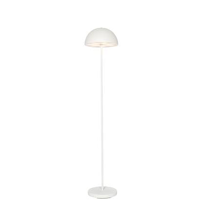 QAZQA keira - Moderne LED Dimbare Vloerlamp | Staande Lamp met Dimmer - 1 lichts - H 161.6 cm - Wit - Buitenverlichting