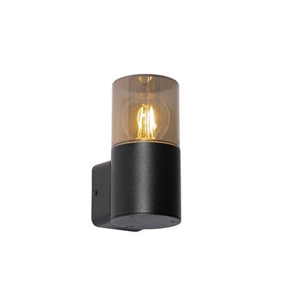 QAZQA odense - Moderne Wandlamp voor buiten - 1 lichts - D 11.8 cm - Grijs - Buitenverlichting