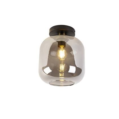 QAZQA zuzanna - Design LED Dimbare Smart Plafondlamp incl. wifi met Dimmer - 1 lichts - Ø 25 cm - Goud/messing - Woonkamer | Slaapkamer | Keuken
