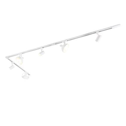 QAZQA magnax - Moderne Spot railsysteem verlichting, railverlichting geschikt voor led - 3 lichts - L 285.5 cm - Wit - Woonkamer | Slaapkamer | Keuken