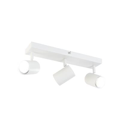 QAZQA Smart plafondlamp rechthoekig incl. 3 Wifi GU10 - Jeana Wit