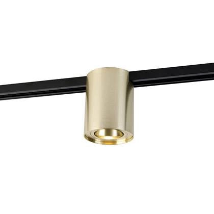 QAZQA Moderne 1-fase railspot - Iconic Rondoo Up Goud