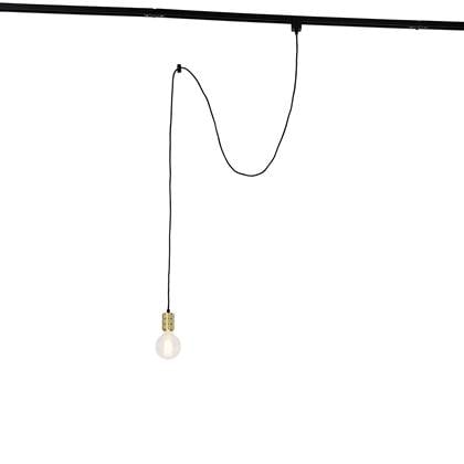 QAZQA Hanglamp met rail ophanging - Iconic Cavalux Goud