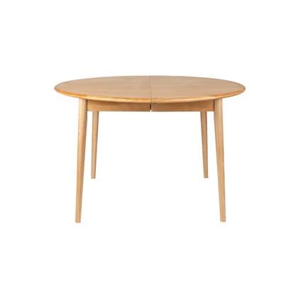 Zuiver Twist Uitschuifbare Eettafel Rond 120|160 cm Eikenhot - Beige