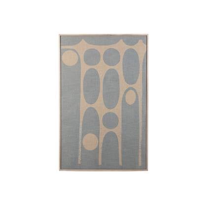 Zuiver Galaxy Wanddecoratie Blauw|Beige