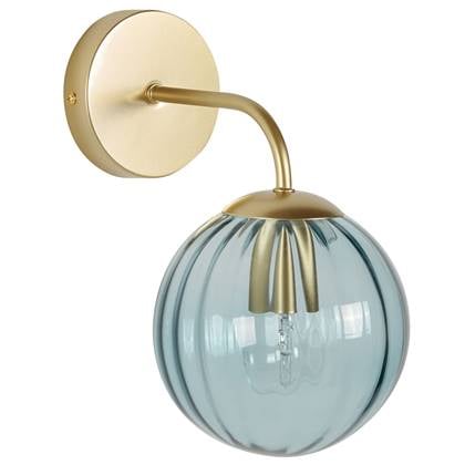 Beliani - BOOMI - Wandlamp - Blauw - Metaal afbeelding