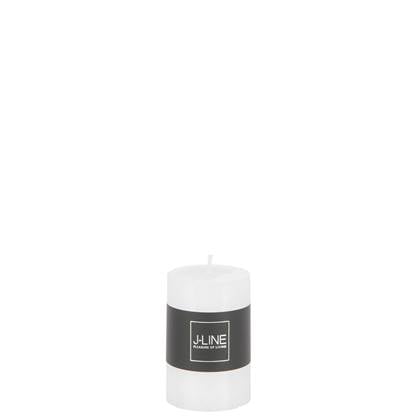 J-Line cilinderkaars - - small - 18U - 6 stuks Wit