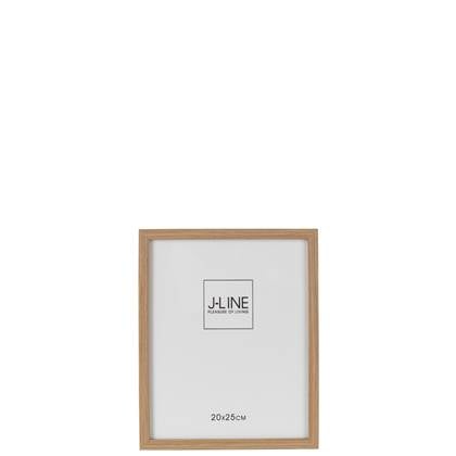 J-Line fotolijst Basic - hout - naturel - medium - 2 stuks Beige