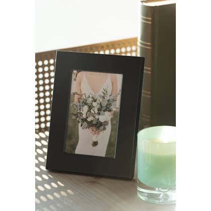 J-Line fotolijst Brede Boord - metaal - - medium - 2 stuks Zwart