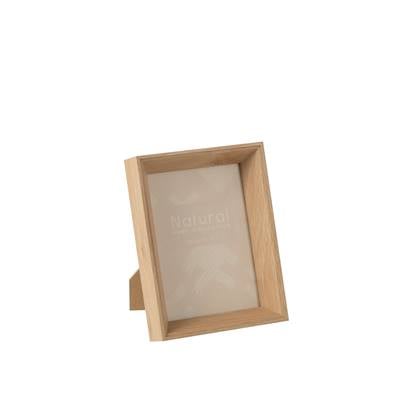 J-Line fotolijst hout - naturel - 2 stuks Beige