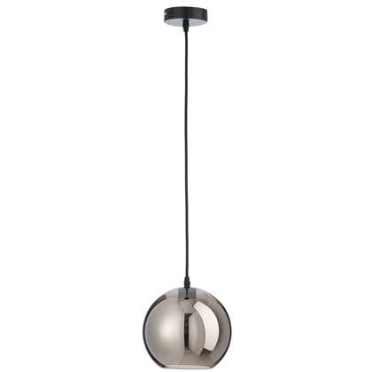 J-Line lamp bol glas zilver S Ø20