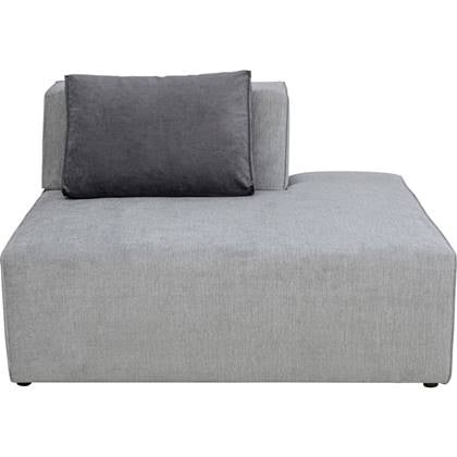 Kare Infinity Ottomane Semi Elements Grey Left