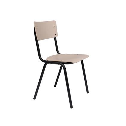 Zuiver Back To School Eetkamerstoelen Mat Beige - Set van 4