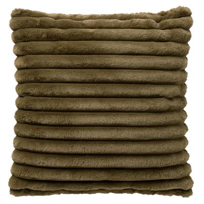 Dutch Decor sierkussen HAZEL - 50x50 cm Military Olive Groen