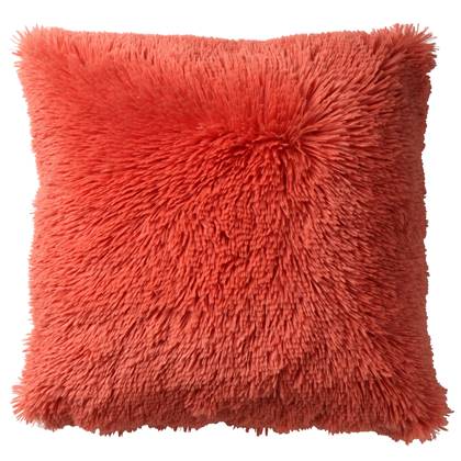 Dutch Decor kussenhoes FLUFFY - 45x45 cm Coral Rood