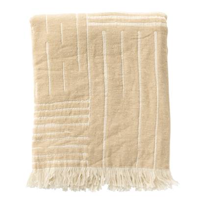 Dutch Decor plaid STEFANO - 140x180 cm Semolina Beige
