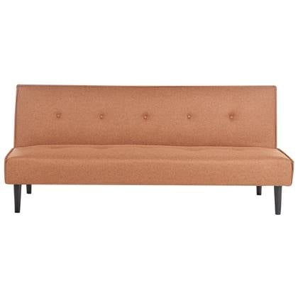 Beliani - VISBY - Slaapbank 3-zits - Goud - Polyester Bruin