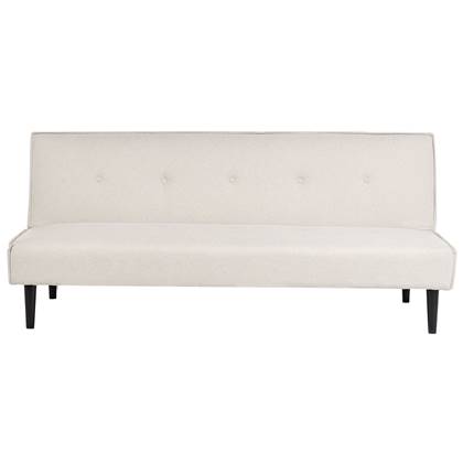 Beliani - VISBY - Slaapbank 3-zits - Licht - Polyester Beige