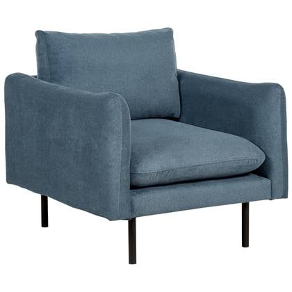 Beliani - VINTERBRO - Fauteuil - Blauw - Polyester