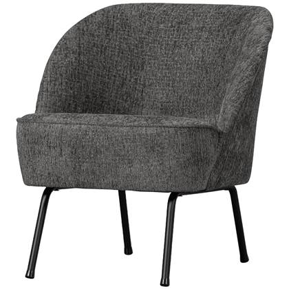 WOOOD Fauteuil Vogue - Structure Velvet - Mountain - 69x57x70 Grijs