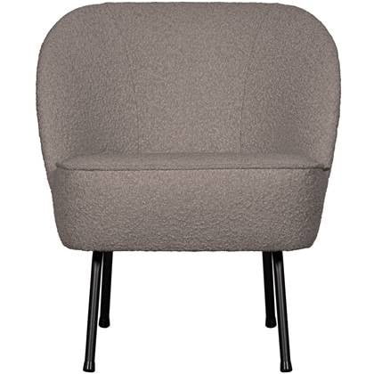 WOOOD Fauteuil Vogue - Velvet - Naturel - 69x57x70 Bruin