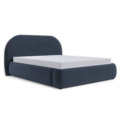 NADUVI Collection Philipa Bedframe - 160 x 200 cm - Fluweel - Blauw