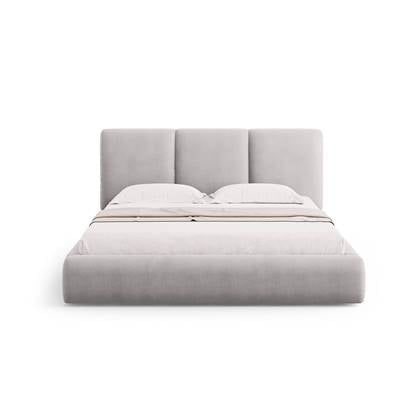 Windsor & Co Horizon Bedframe met Opbergvak - 180 x 200 cm - Chenille - Grijs