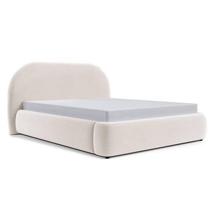 NADUVI Collection Philipa Bedframe - 160 x 200 cm - Fluweel - Crème