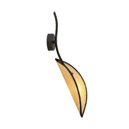 Casa Caron Wandlamp Lorah Zwart