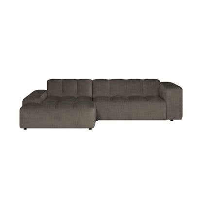 by fonQ Mumble Hoekbank met Chaise Longue Links - Chenille - Taupe