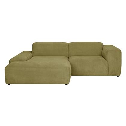 by fonQ Wonder 3-zitshoekbank met Chaise Longue Links - Rib