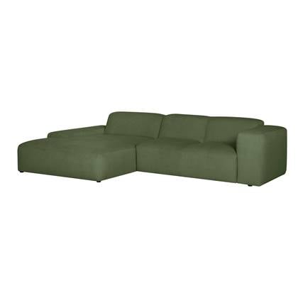 by fonQ Wonder 4-zitshoekbank met Chaise Longue Links - Rib
