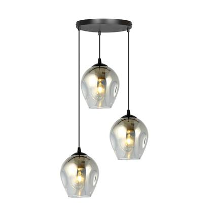 Loft46 3-lichts hanglamp Noah rond