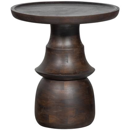 WOOOD Broad Bijzettafel - Mango Hout - Naturel - 55x50x50 Bruin