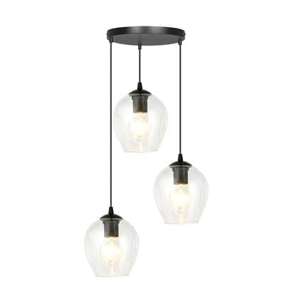 Loft46 3-lichts hanglamp Noah rond