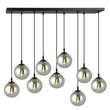 NADUVI Collection Glazen hanglamp eetkamer Cosmo 9-lichts afbeelding