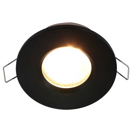 Steinhauer - spot - Pelite spot - zwart - metaal - Ø 9cm - GU10 - 2488ZW