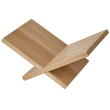 WOOOD Jet Boekenstandaard - Eiken - Naturel - 19x40x26