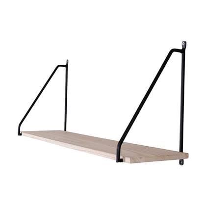 Artichok Justin houten wandplank naturel - 65 x 17 cm Bruin