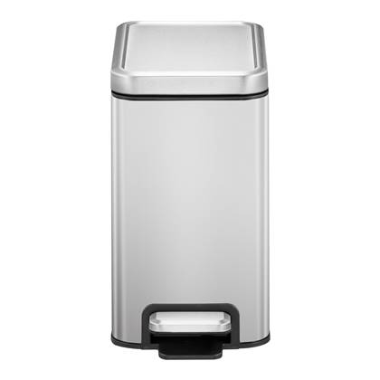 EKO Stella Slim Step Bin 6L - Mat RVS