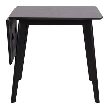 by fonQ basic Crow Eettafel Inklapbaar - 120 x 80 cm - Zwart 