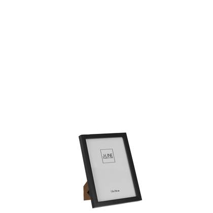 J-Line fotolijst Basic - hout - - small - 2 stuks Zwart
