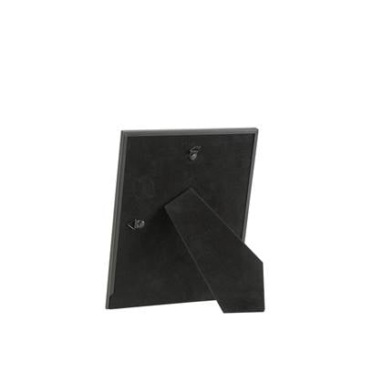 J-Line fotokader - metaal - zilver - medium - 2 stuks Zwart