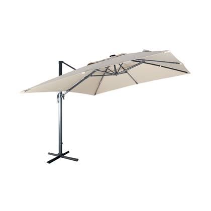 Sweeek  Rechthoekige LED parasol 3x3m met hoes