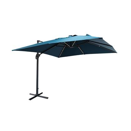 Sweeek  Rechthoekige LED parasol 3x3m met hoes