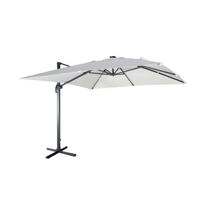 Sweeek  Rechthoekige LED parasol 3x3m met hoes