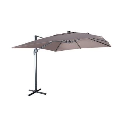 Sweeek  Rechthoekige LED parasol 3x3m met hoes