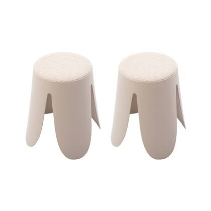 Sweeek  Set van 2 stapelkrukken, Ø30 | 44 x H46cm